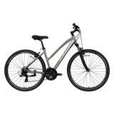 Bisan Trx 8200 Bayan Şehir Bisikleti 45CM V 28 Jant 21 Vites Gri Beyaz - Gri - Beyaz