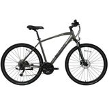 Bisan TRX 8500 28 Jant 27 Vites 52 cm Kadro Siyah Kırmızı Alüminyum Şehir Bisikleti