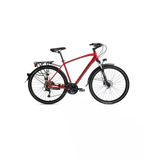 Bisan Trx 8500 Cıty Erkek Şehir Bisikleti 50Cm Hd 28 Jant 27 Vites Mat Kırmızı Siyah
