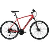 Bisan Trx 8500 Erkek Şehir Bisikleti 52CM Hd 28 Jant 27 Vites Kırmızı Siyah - Kırmızı - Siyah
