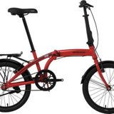 Bısan Twın Katlanır Bısıklet 32Cm V 20 Jant 1 Vıtes Kırmızı Sıyah