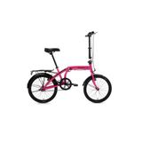 Bisan Twın Katlanır Bisiklet 32Cm V 20 Jant 1 Vites Metalik Pembe Pembe Siyah
