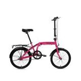 Bisan Twin V Fren Vitessiz 20 Jant 32 cm Metalik Pembe Siyah Katlanır Bisiklet