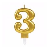 Bisepetim 3 Rakam Gold Renk Mum