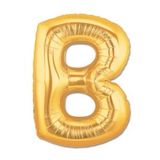 Bisepetim B Harf Folyo Altın Renk 40 inç Balon