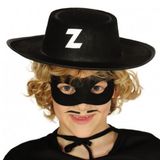 Bisepetim Çocuk Boy Z Logolu Zorro Şapkası ve Zorro Maskesi