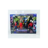 Bisepetim Marvel Avengers 8'Li Figür Seti Işıklı Eklemli Karakterler Marvel