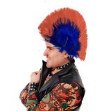 Bisepetim Model 6 Mohican Mohawk Punk Peruk