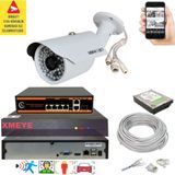 Bises 1 Li Yapay Zeka Destekli 5 Mp 1940P Görüntü Poe Bağlantılı 48 Ir LED Gece Görüş Ip Kamera Seti 748POE - Beyaz