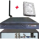 Bises 4 Kanal Wi-Fi ve 500 GB Hdd'li 5 Mp H265+ 1080P Hıbrıt Araç, Insan ve Yüz Tanımalı Xmeye Kayıt Cihazı_bs Ad 104XMEYE