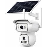 Bises 6 Mp Wi-Fi Ptz Çift Lensli Dış Mekan Akıllı Güvenlik Kamerası (12 V Adaptör Dahil )