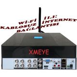 Bises 8 Kanal Wi-Fi Den Internete Bağlanan 5 Mp H265+ Hibrit Araç, Insan, Yüz Tanımalı Xmeye Kayıt Cihazı_bs 108XM-PLS