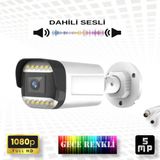 Bises BS 312WS 5 MP Sony Lens Sesli 12 Warm LED Gece Renkli Gösteren Güvenlik Kamerası