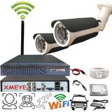 Bises Wifi Li 2 Kameralı Araç Yüz ve İnsan Tanımalı Hareket Algılayan 5 Mp Lens 8 Süper King LED Güvenlik Kamerası Seti Bs-3sk8-B - Siyah - Beyaz