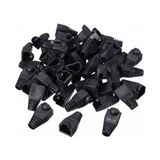 Bisıfır RJ45 Jack Koruma Kılıfı Bot Siyah (100 Adet)