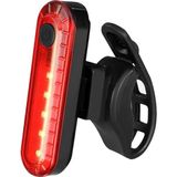 Bisiklet 4 Modlu Su Geçirmez USB Şarj LED Scooter Çanta Arka Işık Lambası Işık Aydınlatma Ikaz
