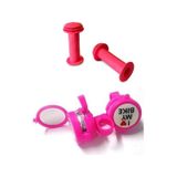 BİSİKLET AYNALI ZİL PEMBE & PEMBE ELCİK SET HALİND Pembe
