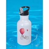 Bisiklet Balon Baskılı Matara Suluk 600 ml - Kız Çocuk Suluk, Kız Sulukları