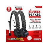 Bisiklet Dış Lastik Seti, 26X1.95, 2 Adet İç Lastik Ve Pompa Dahil