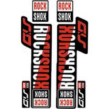 Bisiklet Dünyam Rockshox Maşa Sticker Çıkartma Kırmızı [2ADET]