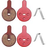 Bisiklet Dünyam Scoowy VT-800 Uyumlu Yaylı Metal Disk Fren Balatası (2 Çift) – Elektrikli Scooter M23-2