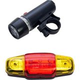 Bisiklet Far ve Stop Lambası Seti LED Ön Arka Emniyet Işığı Nemere - 0 - 19 lt - Renkli