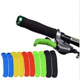 BİSİKLET FREN KOLU KORUYUCU SİLİKON PVC KORUYUCU SİYAH-KIRMIZI
