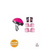 Bisiklet Koruyucu Set Paten Dizlik Dirseklik Kasklı Scooter Güvenlik Seti