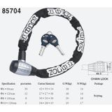 Bisiklet Motorsiklet 6 x 120 Cm Zincir Kilit Zhongli Anahtarlı