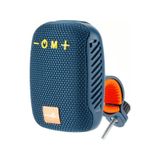 Bisiklet, Motorsiklet Uyumlu Gidon Kemer Aparatlı Hafıza Kartı Usb Girişli Bluetooth Bag Hoparlör lacivert