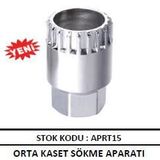 BİSİKLET ORTA KASET GÖBEK SÖKME APARATI ANAHTARI SİYAH RENK 2021