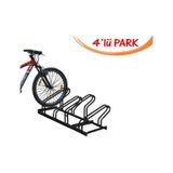 Bisiklet Park Ayağı Bisiklet Park Yeri Sistemleri Alanı Demiri 4'lü 40x140 Cm Siyah