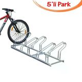 Bisiklet Parkı Bisiklet Park Yeri Sistemleri Alanı Demiri Ayağı Sehpası 5'Li 40X180 Cm Gri