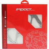 Bisiklet Rotor - 180 Mm, 6 Vida, Kartlı, B006 - Gümüş