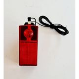 Bisiklet Stop - Dinamo Ile Çalışan Model 6V Stop Kırmızı