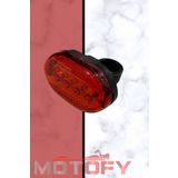 Bisiklet Stop Lambası Arka Uyarı Işığı 7 Modlu Bisiklet Scooter Stop Ikaz Işığı Kırmızı Pil Dahil Değil