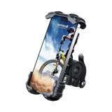Bisiklet Telefon Tutacağı Motosiklet Montajı; Tek Elle Çalışma, Kilitlenebilir | 360° Döndürme Gidon Kelepçesi, 4,7-6,8 Inç iPhone 17 Pro Max Air Için, Kauçuk Koruma, Yol Dağ Bisikleti E-Bike - Çok Renkli