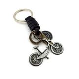 Bisiklet Vintage Nostalji Gerçek Deri Metal Anahtarlık KC044