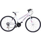 Bisiklet Vision Tec Eros 26" Jant 21 Vites Kadın Dağ Bisikleti Beyaz - Lila & Vitesli Bisiklet - Çok Renkli