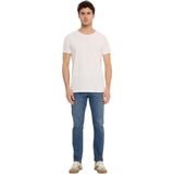 Bisiklet Yaka Basic Erkek T-Shirt - Beyaz - M
