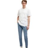 Bisiklet Yaka Beyaz Basic Tişört Loose Fit/Bol Rahat Kesim 0611824-70057 Beyaz-70057 XL