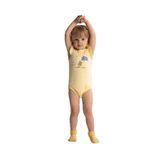 Bisiklet Yaka Hayvan Desenli Fitilli Kaşkorse Kısa Kollu Çıtçıtlı Body Kız Bebek Yenidoğan E7945A525