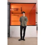 Bisiklet Yaka Modal Erkek T-Shirt - XS - Haki