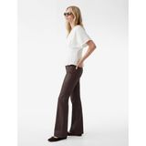 Bisiklet Yaka Regular Fit Modal Pileli Peplum Bluz