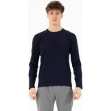 Bisiklet Yaka Slim Fit Basic Erkek Kazak - Lacivert