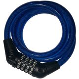 Bisiklet Zhonglı 12X1000 mm Hasgül Şifreli Kilit Mavi