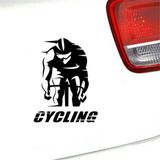 Bisikletçi Yarış Bisikleti Spor Araba Tampon Sticker 17CM