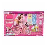 Bisikletli Barbie Bebek Seti 2550 (Karışık)