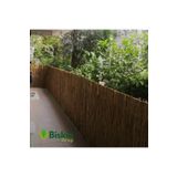 BİŞKİN 1Metre x 6Metre Eber Gölünden Bambu Kamış Hasır Çit, Gölgelik Bahçe ve Balkon Çiti Reed Fence
