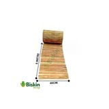 BİŞKİN 40CM X 5Metre Bambu Kamış Hasrı Çit, Bahçe ve Balkon Çiti , Reedfence